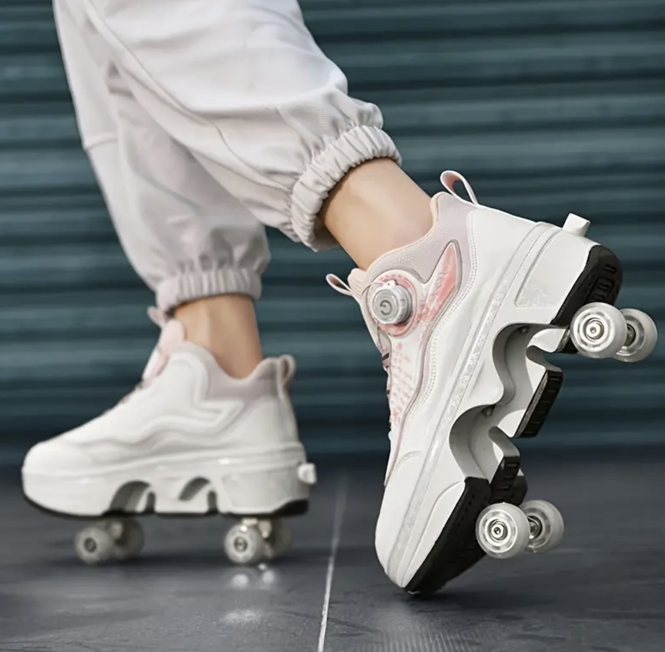 کفش اسنیکرز چهارچرخ همهجارو یونیسکس Guipai Shi با قابلیت تغییر حالت - Image 2