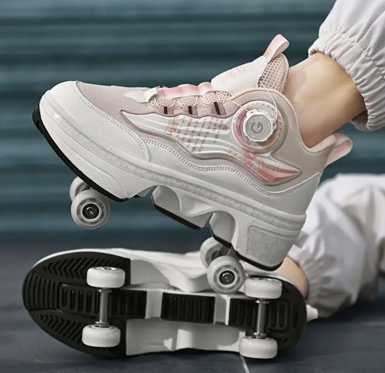 کفش اسنیکرز چهارچرخ همهجارو یونیسکس Guipai Shi با قابلیت تغییر حالت - Image 6