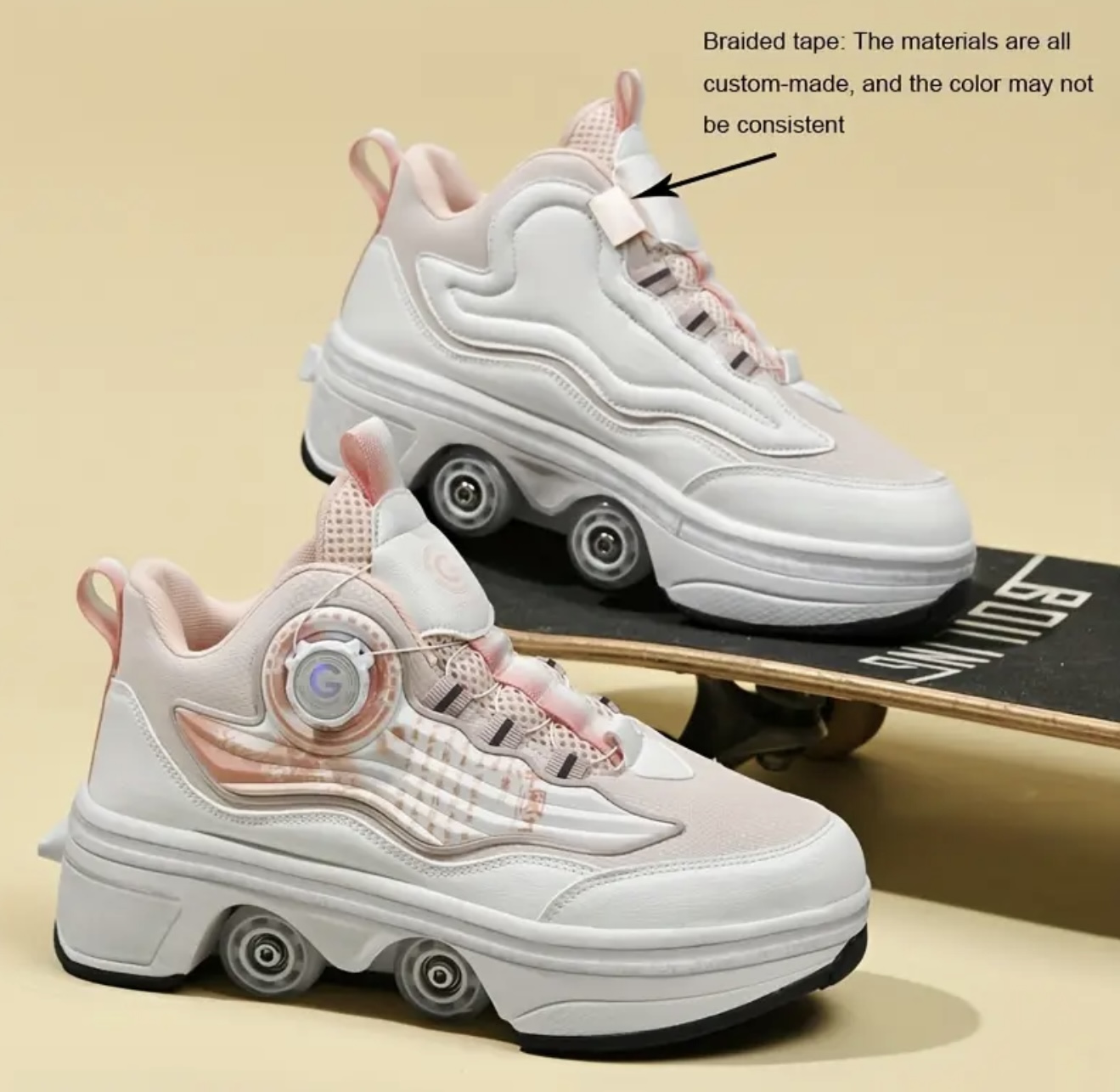 کفش اسنیکرز چهارچرخ همهجارو یونیسکس Guipai Shi با قابلیت تغییر حالت - Image 7