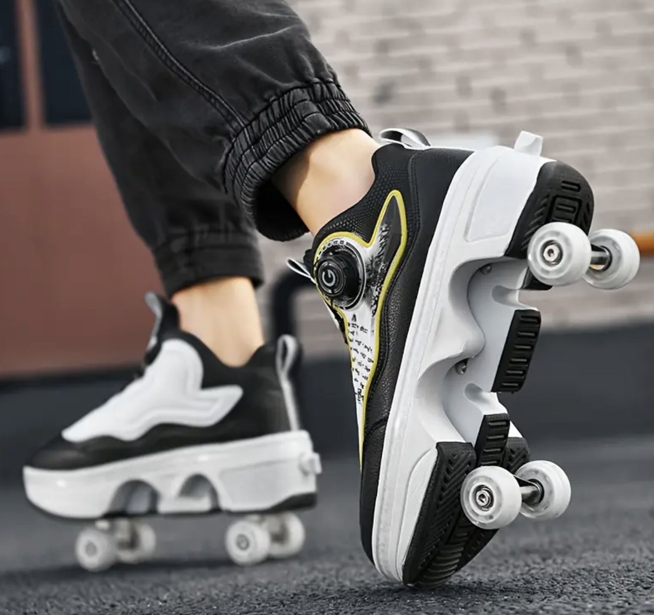 کفش اسنیکرز چهارچرخ همهجارو یونیسکس Guipai Shi با قابلیت تغییر حالت - Image 5