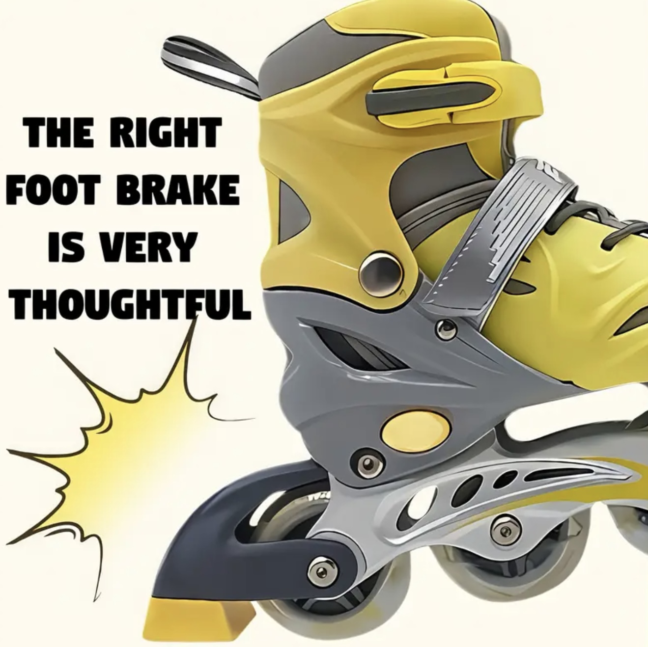 کفش اسکیت چرخشی قابل تنظیم با ترمز پا و بلبرینگ ABCE-7 - Image 5