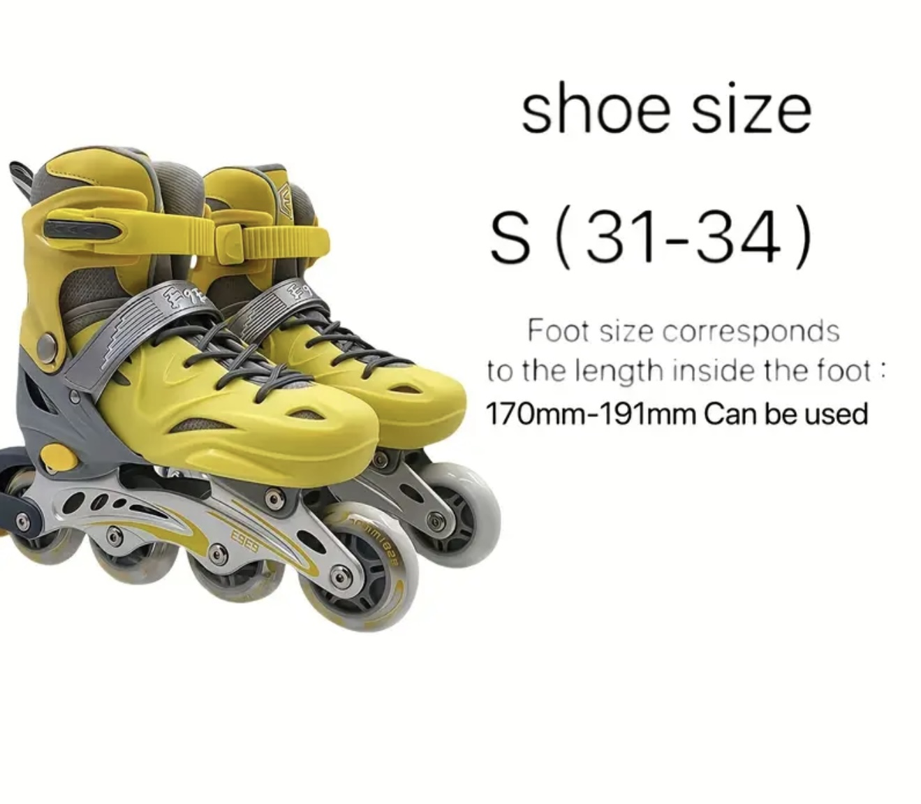 کفش اسکیت چرخشی قابل تنظیم با ترمز پا و بلبرینگ ABCE-7 - Image 2