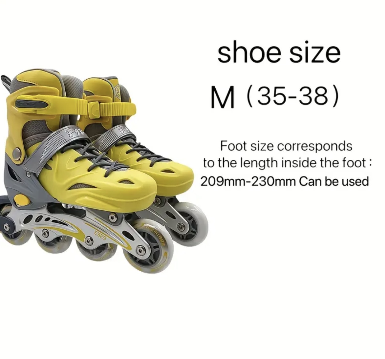 کفش اسکیت چرخشی قابل تنظیم با ترمز پا و بلبرینگ ABCE-7 - Image 3