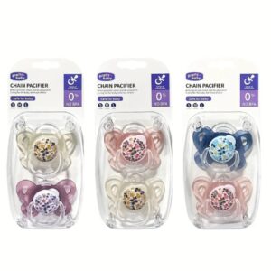 ست ۲ عددی پستانک نوزاد – از جنس سیلیکونی، بدون BPA