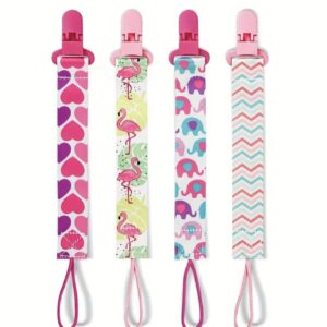 زنجیر پستانک دو طرفه با طرح گل