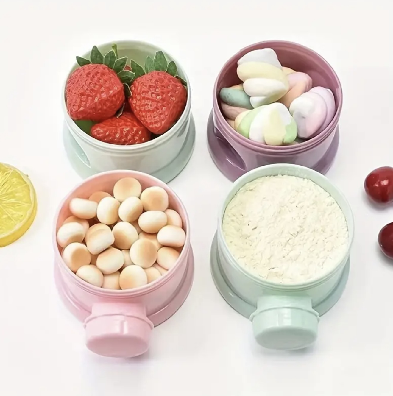 جعبه قابلحمل شیرخشک یا تنقلات سهلایه و چهارلایه - Image 4