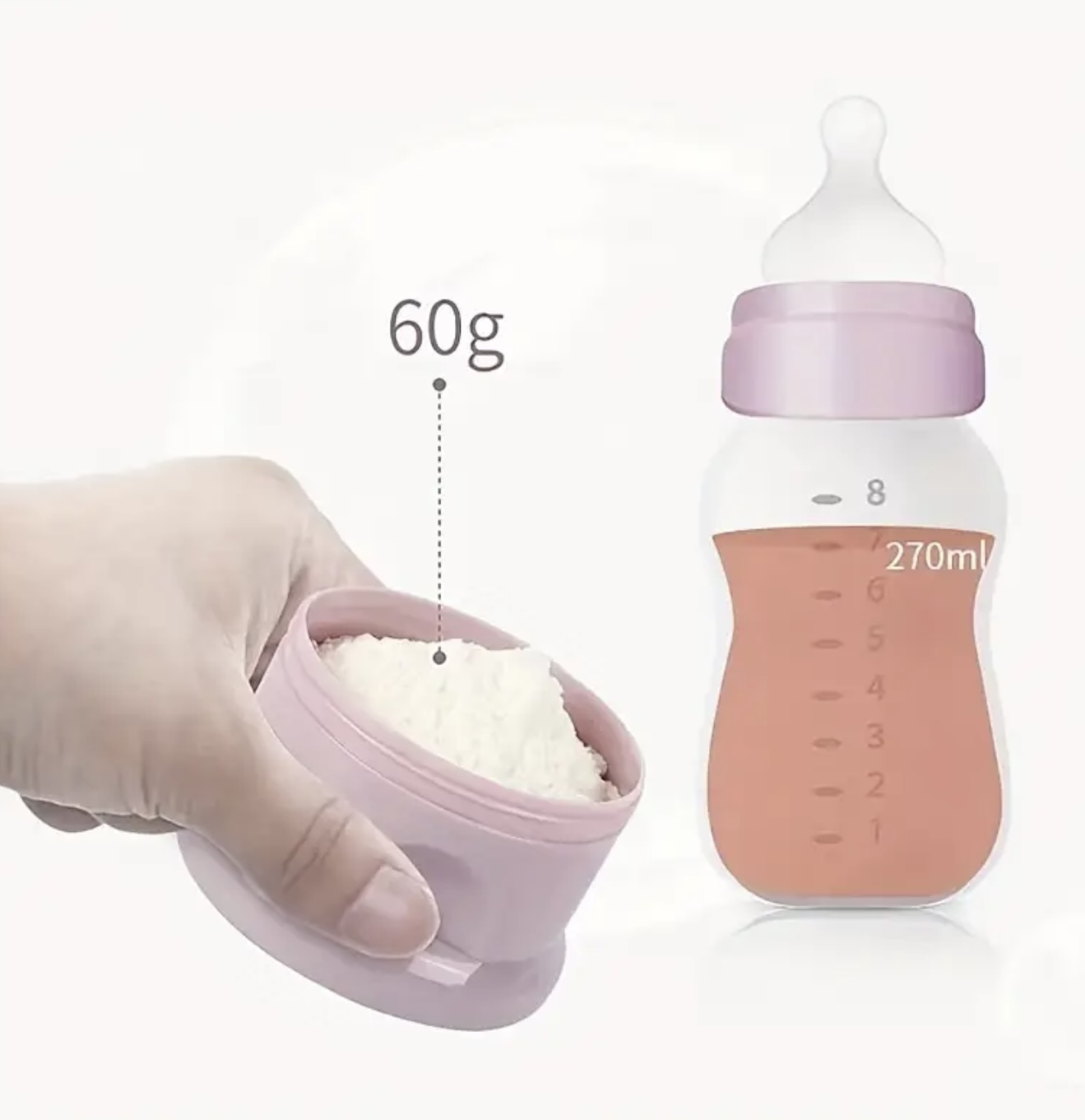 جعبه قابلحمل شیرخشک یا تنقلات سهلایه و چهارلایه - Image 5