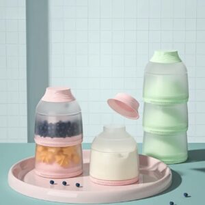 جعبه نگهدارنده شیرخشک ۱ یا ۲ عددی، قابل‌حمل و دارای محفظه‌های جداگانه