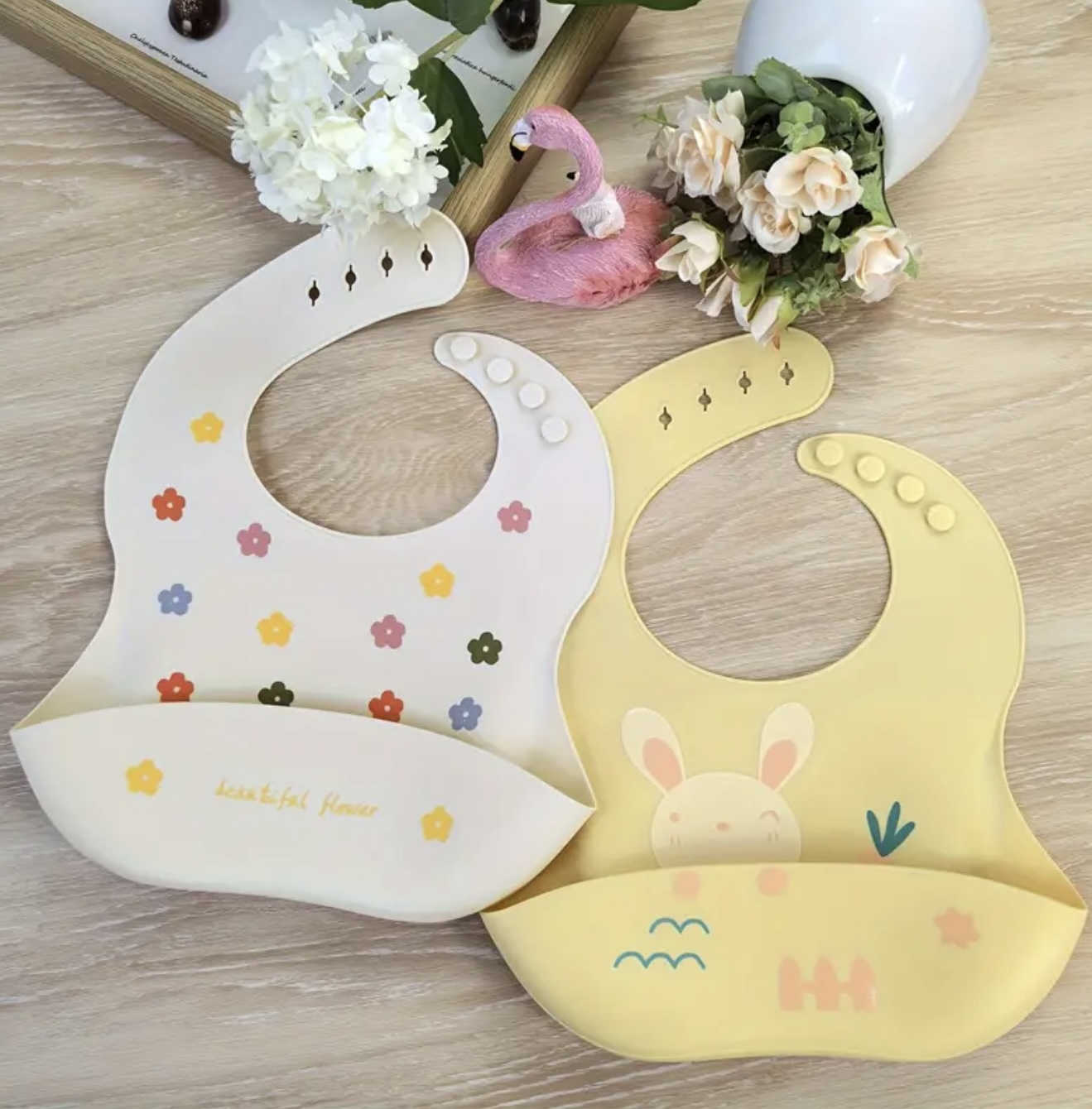 ست ۲ عددی پیشبند سیلیکونی نوزاد - Image 3