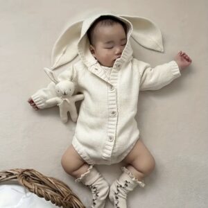 لباس نوزاد بهاره و پاییزه با استایل کره‌ای جدید