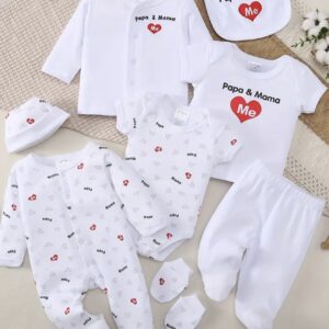 ست راحت و نرم بهاری و تابستانی برای نوزادان پسر و دختر