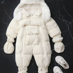 سرهمی گرم نوزاد و نوپا با آستر پشمی