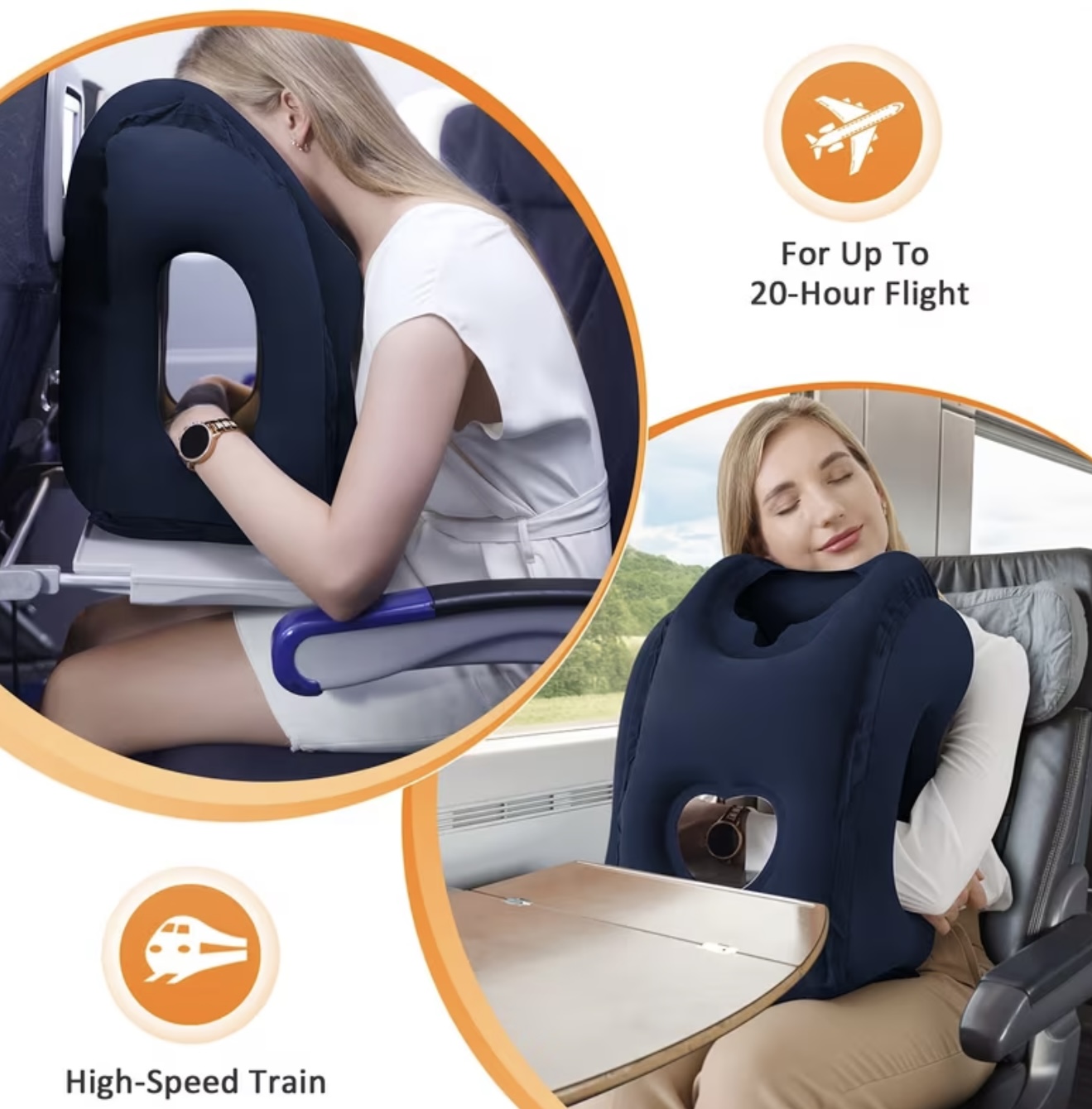 بالش بادی مسافرتی مناسب پروازهای طولانی - Image 4