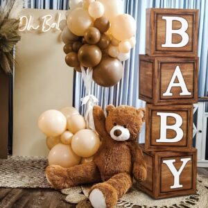 جعبه بادکنک با طرح چوب