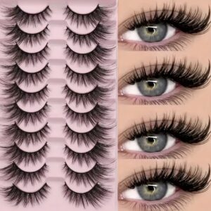 مژه‌های سه‌بعدی ضخیم و نرم،