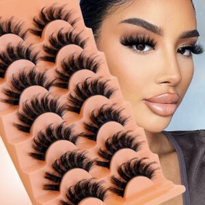 هفت جفت مژه مصنوعی سه‌بعدی نرم،