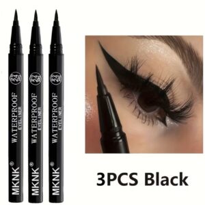 سه عدد خط چشم مایع مشکی – ضد آب، ضد تعریق