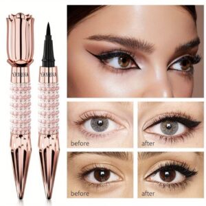 خط چشم مایع یاناکا (YANAKA) مدل عصای سلطنتی رزگلد – ضد آب و ضد تعریق