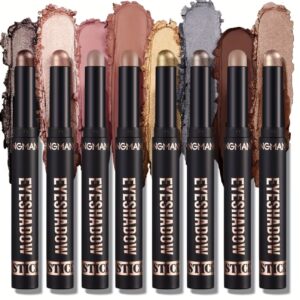 مداد سایه چشم تک‌رنگ با جلوه مرواریدی و اکلیلی