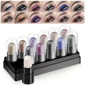 ست ۱۲ عددی مداد سایه چشم ضدآب