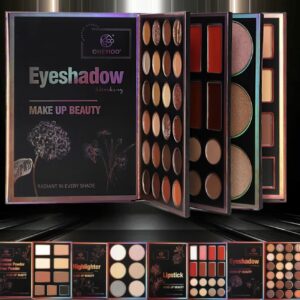 پالت آرایشی ۴ صفحه‌ای با ۵۵ رنگ