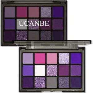 پالت سایه چشم UCANBE بنفش، ۱۵ رنگ