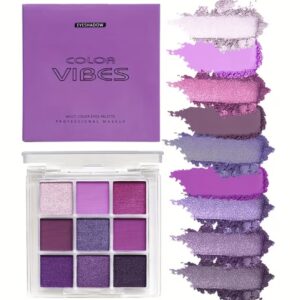 پالت سایه چشم ۹ رنگ با سایه‌های مرواریدی و مات