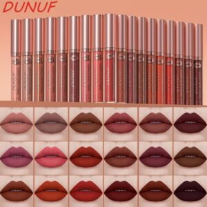 پک ۱۸ عدد رژ لب مات و برق لب ضدآب با ماندگاری طولانی
