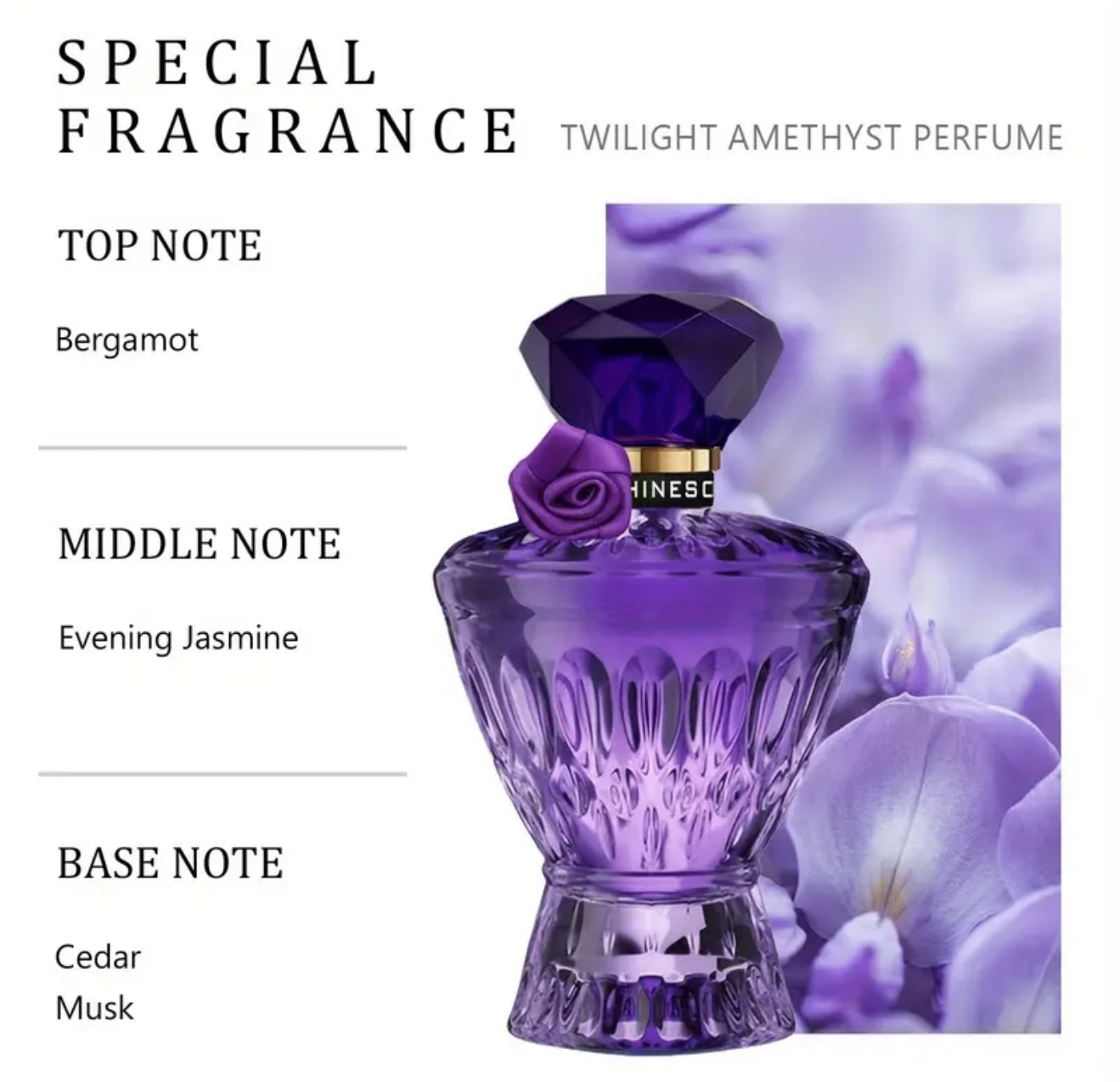 عطر زنانه لوکس Amethyst Citrus & Cedar - Image 5