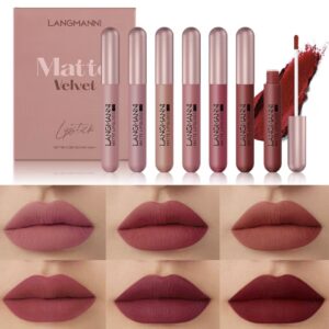 ست ۶ عددی رژ لب مات مخملی