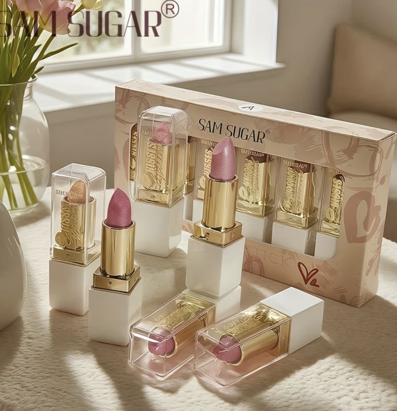 ست ۶ عددی رژ لب به رنگ مرجانی - Image 8