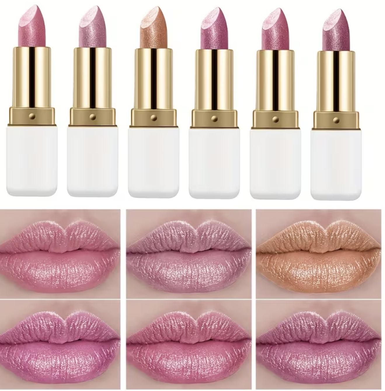 ست ۶ عددی رژ لب به رنگ مرجانی - Image 3