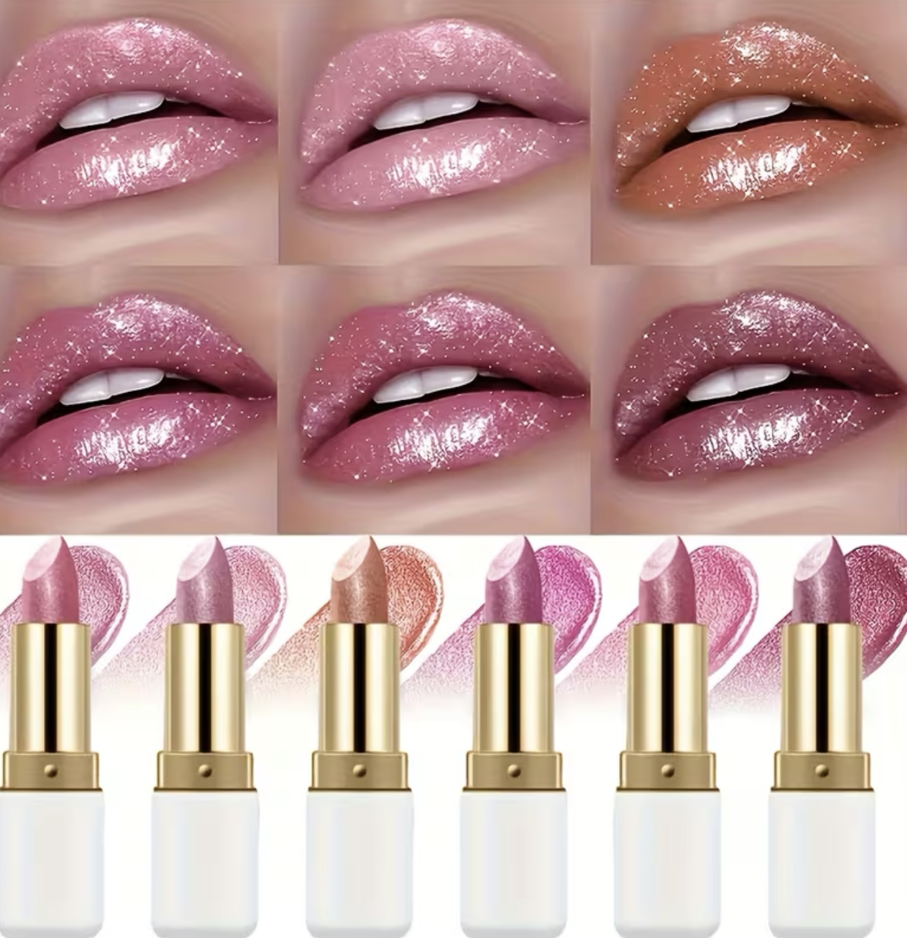 ست ۶ عددی رژ لب به رنگ مرجانی - Image 4