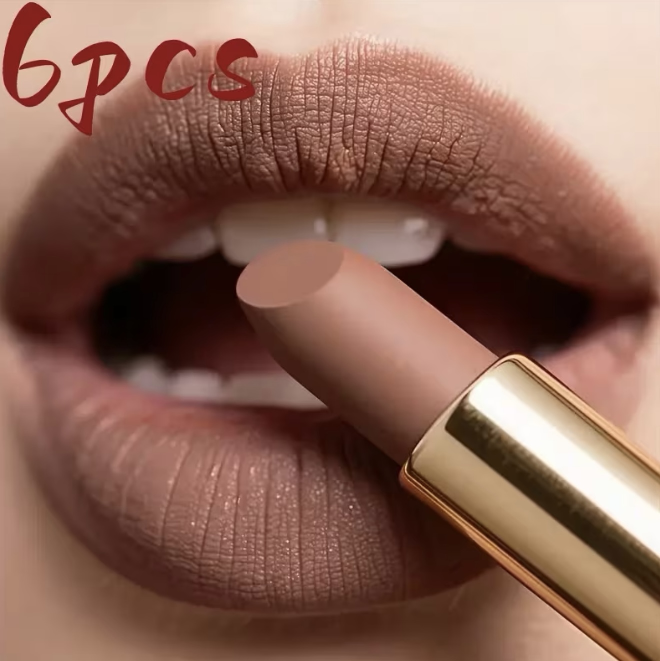 ست ۶ عددی رژ لب به رنگ مرجانی - Image 5
