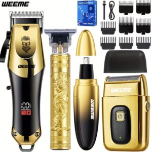 ست ۴ تکه ریش‌تراش برقی مردانه WEEME