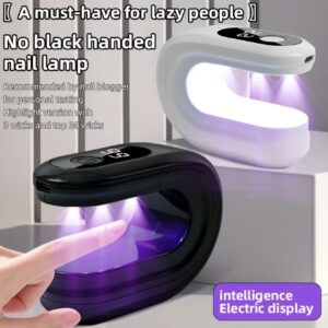 دستگاه خشک‌کن ناخن مینی با نمایشگر LCD، دارای دو تنظیم تایمر، LED