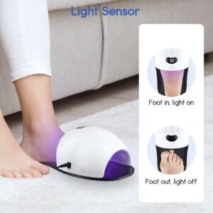 دستگاه خشک‌کن ناخن LED با نمایشگر دیجیتال