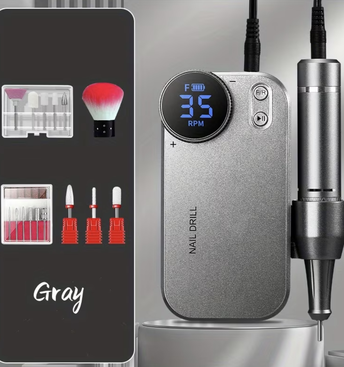 دستگاه جدید قابل حمل و قابل شارژ سوهان و پولیش ناخن - Image 4