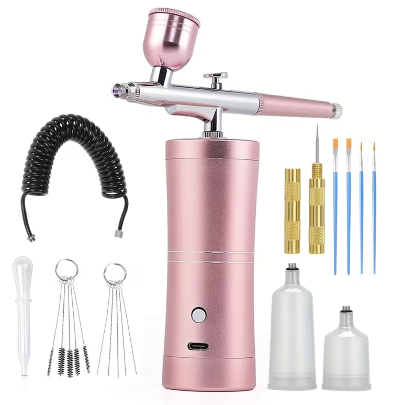 کیت حرفهای ایربراش بیسیم برای طراحی ناخن - Image 2