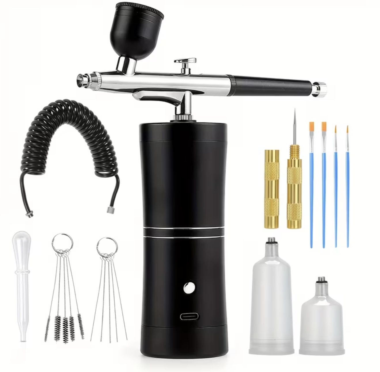 کیت حرفهای ایربراش بیسیم برای طراحی ناخن