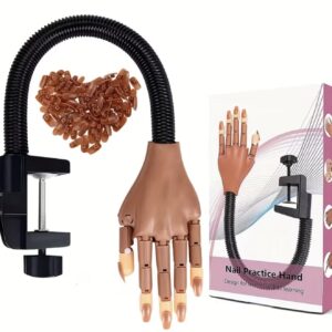 دست تمرینی کاشت ناخن اکریلیک