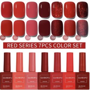 ست ۷ عددی لاک ژل ناخن ۱۵ میلی‌لیتری