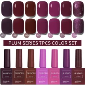 ست ۷ عددی لاک ژل ناخن ۱۵ میلی‌لیتری