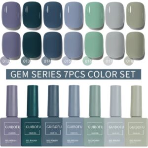 ست ۷ عددی لاک ژل ناخن ۱۵ میلی‌لیتری