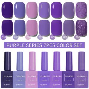 ست ۷ عددی لاک ژل ناخن ۱۵ میلی‌لیتری