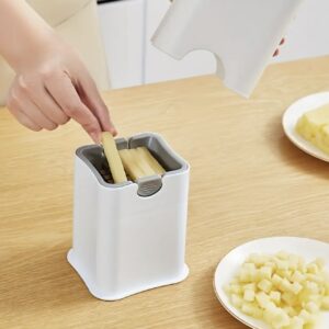 اسلایسر سیب‌زمینی و خلال‌کن استیل ضدزنگ ۴۹ خانه‌ای