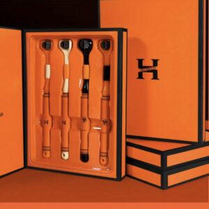 ست ۴ عددی مسواک حرفه‌ای دندانپزشکی با سر سه‌طرفه پوشیده