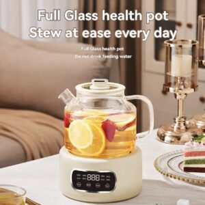 کتری برقی شیشه‌ای (Senbowe UK) با دوشاخه بریتانیا