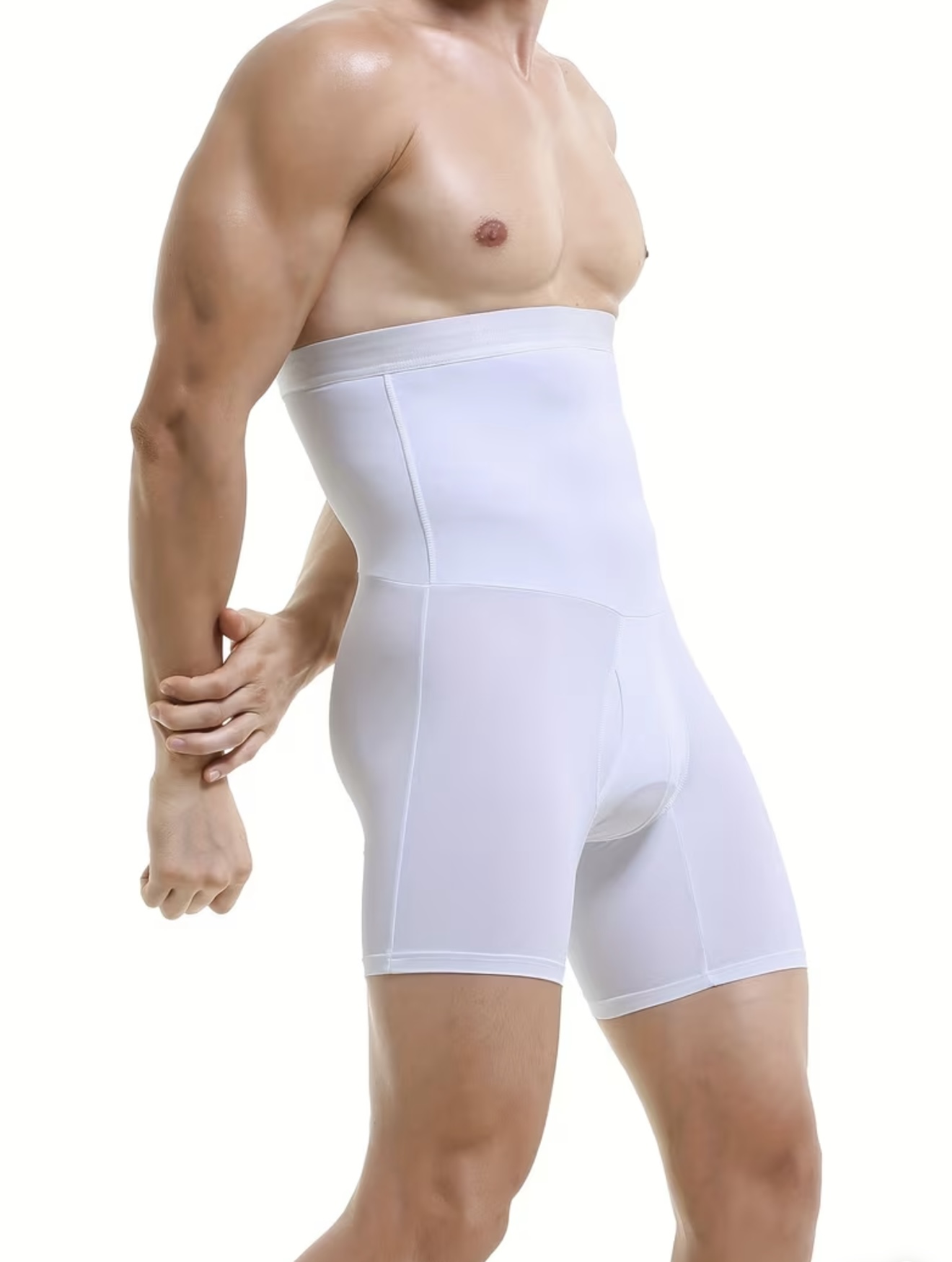 شورت مردانه راحت با کنترل شکم، فاقبلند، گن لاغری و فرمدهنده بدن - Image 2