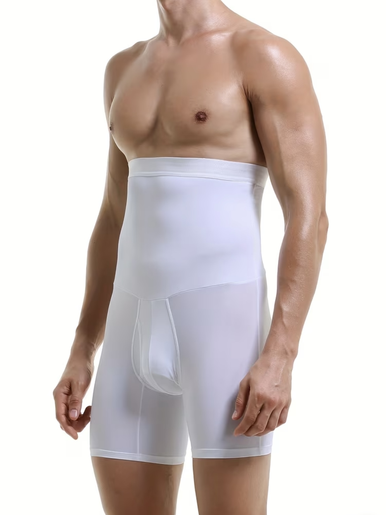 شورت مردانه راحت با کنترل شکم، فاقبلند، گن لاغری و فرمدهنده بدن - Image 3